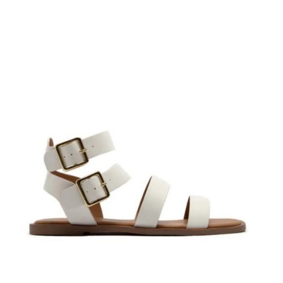 !! NEW !! Strappy Gladiator Sandals in White - Picture 4 of 10